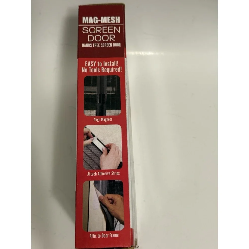 MAG-MESH Magnetic‎ Screen Door Heavy Duty Strong Magnets & Mesh 39